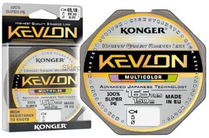 Konger Plecionka Kevlon Multicolor X4 0,14Mm 150M 14,50Kg (250155014)