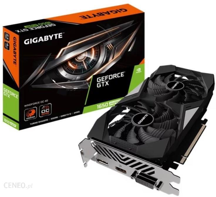   „Gigabyte GeForce GTX 1650 SUPER WINDFORCE 4GB OC“ (GVN165SWF2OC4GD)