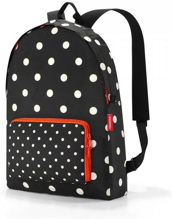 reisenthel mini maxi rucksack dots white - faltbarer kompakter Rucksack -wasserabweisend im Sale main image 1