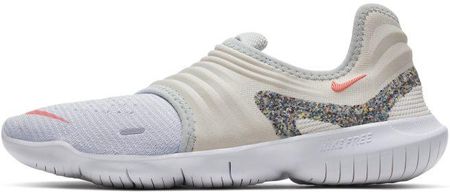 Nike Damskie buty do biegania Nike Free RN Flyknit 3.0 Srebrny Ceny i opinie Ceneo.pl