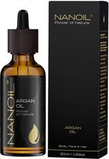 Zdjęcie Nanoil olejek arganowy do pielęgnacji włosów i ciała 50ml - Czarne