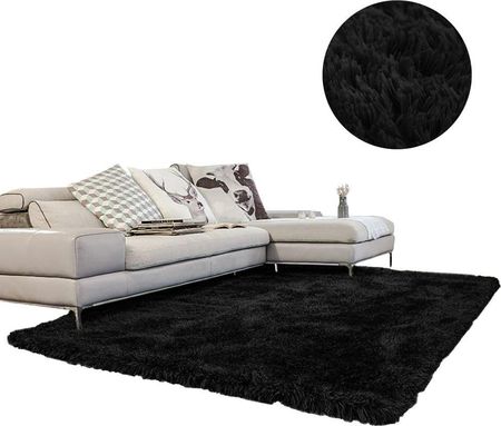 Dywan - Living Room Shaggy 200x200 - Black  