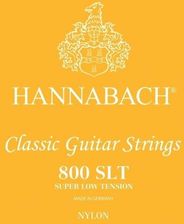 Hannabach E800 Slt Struny Do Gitary Klasycznej Super Low) - Komplet 3 Strun Diskant (652359) - Struny