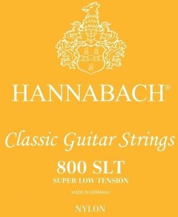 Hannabach E800 Slt Struny Do Gitary Klasycznej Super Low) - Komplet 3 Strun Diskant (652359)