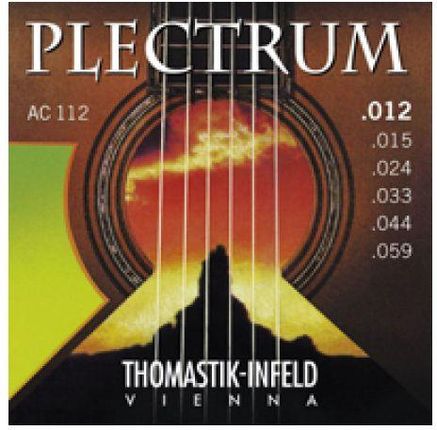 Thomastik Struny Do Gitary Akustycznej Plectrum Acoustic Series Ac112 - Medium-Light .012-.059 (669337)