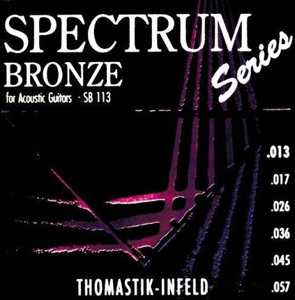 Thomastik Struny Do Gitary Akustycznej Spectrum Bronze - Sb 113 Medium .013-.057 (669137)
