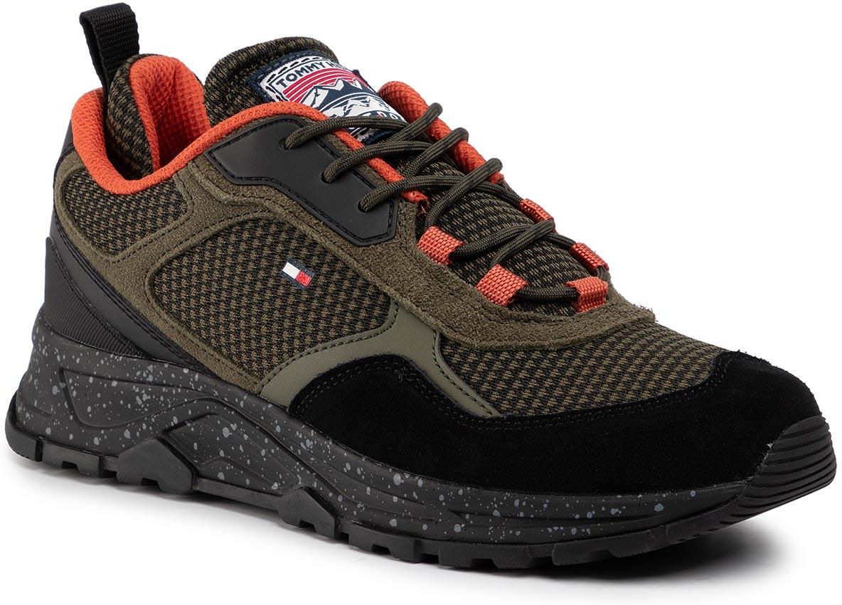 Sneakersy TOMMY HILFIGER - Fashion Mix Sneaker FM0FM02582 Amy Green RBN - Ceny i opinie - Ceneo.pl