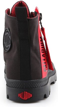 Palladium Pampa Unzipped 76443-008-M - czarny , , czerwony