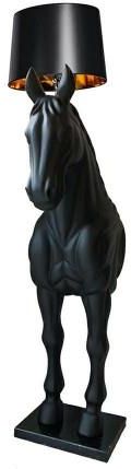 King Home Podłogowa Koń Horse Stand S Czarna - Włókno Szklane (Jb001S)