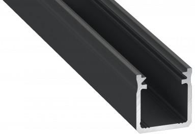 Eko-Light Profil Aluminiowy Czarny Typ Y 1M + Klosz Mleczny (Ekpr6336)