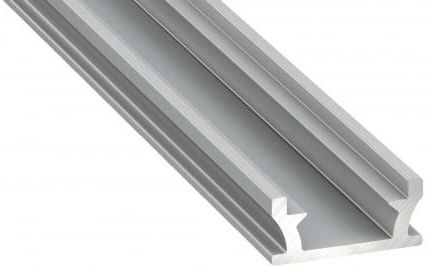 Eko-Light Profil Aluminiowy Srebrny Typ T 2M + Klosz Mleczny (Ekpr5381)
