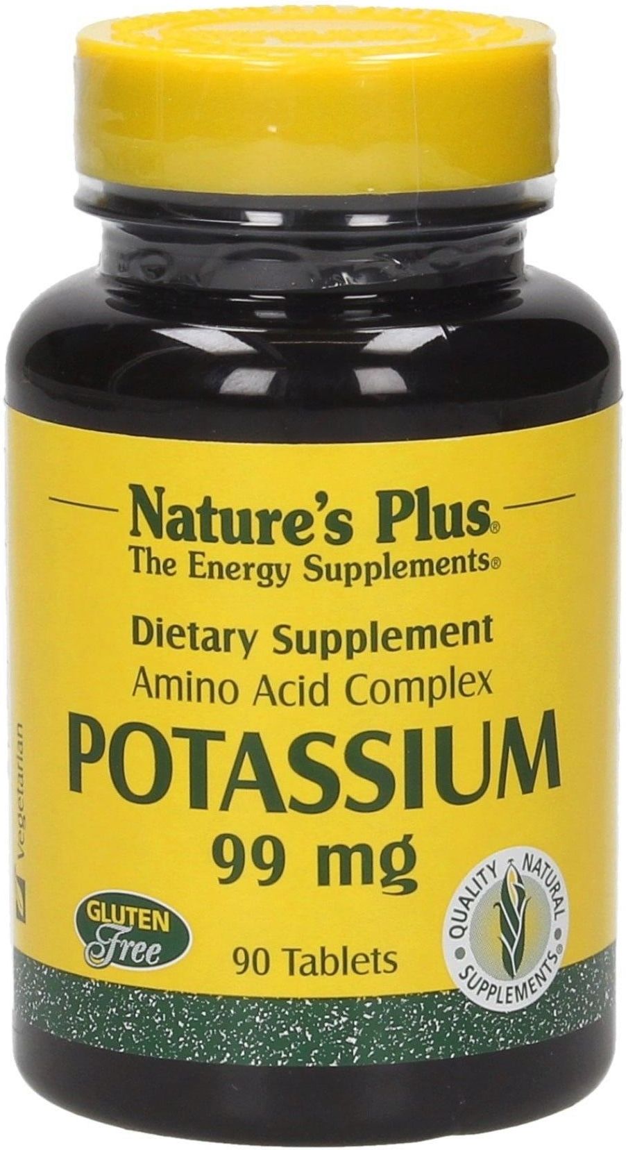 Nature's Plus Potassium 99 mg 60 g Opinie i ceny na Ceneo.pl
