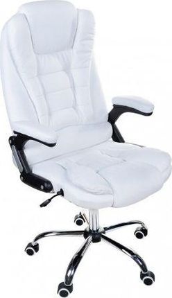 GIOSEDIO Fotel biurowy GIOSEDIO biały z tkaniny, model FBJ FBJ002