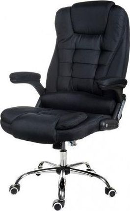 GIOSEDIO Fotel biurowy czarny z tkaniny FBJ004