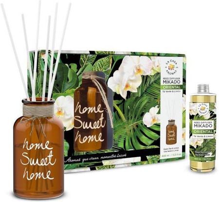 La Casa De Los Aromas Zestaw Sweet Home Zielona Herbata I Limonka 400Ml