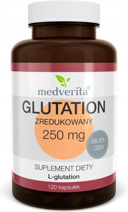 Medverita Glutation zredukowany 250 mg 120 kaps