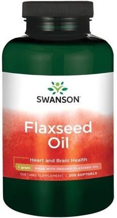 Swanson Flaxseed Oil 200 żelek