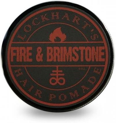 Lockhart'S Fire & Brimstone Oil Based Medium Hold Woskowa Pomada Do Włosów 105G