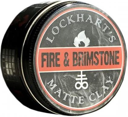 Lockhart'S Fire & Brimstone Matte Clay Glinka Do Włosów 105G
