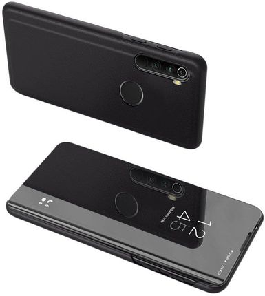 Clear View Case futerał etui z klapką Xiaomi Redmi Note 8T czarny - Czarny