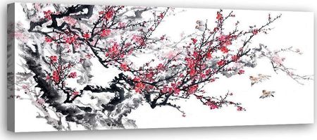Feeby Obraz Na Płótnie – Canvas Kwiaty Wiśni 2 150X50  