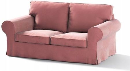 Pokrowiec na sofę Ektorp 2os Ikea koralowy velvet