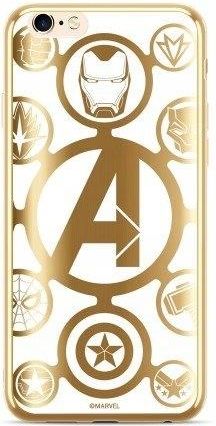 Case Etui Chrome Marvel Avengers Iphone X Xs Złoty Wielokolorowy