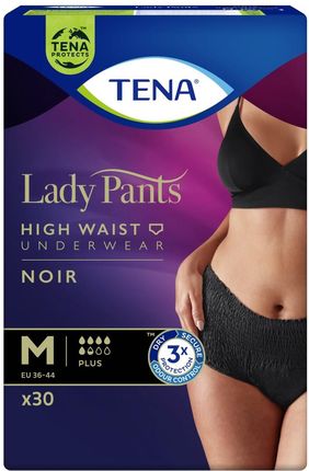 TENA Lady Pants Plus Noir M Bielizna Chłonna Dla Kobiet 30szt