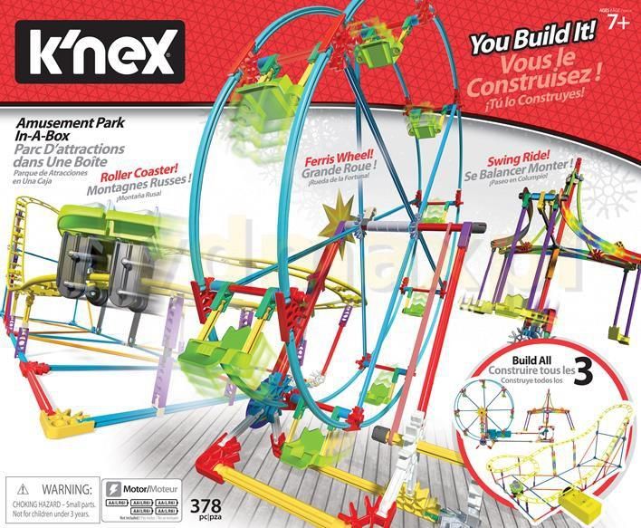 K'Nex Amusement Park In-A-Box Zestaw Konstrukcyjny Park Rozrywki - ceny ...