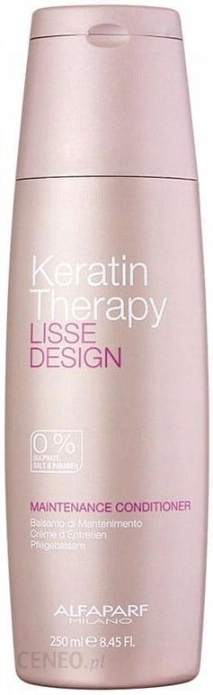 Alfaparf Keratin Therapy Lisse Design Odżywka Podtrzymująca Efekt Wygładzenia 250ml