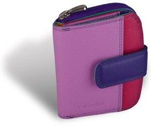 Mały kolorowy portfel Valentini Colors - Fioletowy