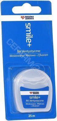 Rodzina Zdrowia Smile+ Nić Dentystyczna 25 M - zdjęcie 1 Rodzina Zdrowia Smile+ Nić Dentystyczna 25 M