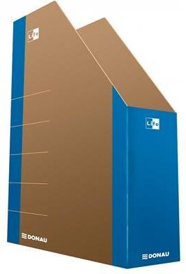 Pojemnik na dokumenty DONAU Life, karton, A4, niebieski