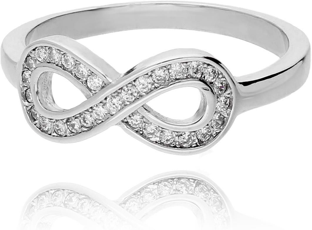 Little Silver Thing Pierścionek Srebrny Nieskończoność Z Cyrkoniami