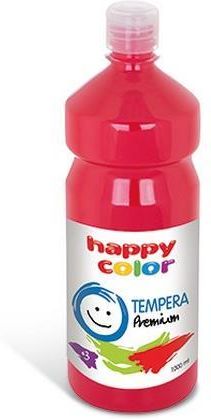 Farba Happy Color Tempera 1L. Ciemnoczerwony