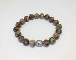 Zdjęcie Lena Gorzycka Jewels Bransoletka Jasper Leopard Xs - Gdynia