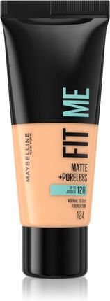 Maybelline Fit Me Makeup Matte + Poreless Foundation Podkład 124 Tubka 30 ml