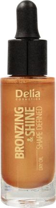 Delia Cosmetics Shape Defined Bronzing &Amp  Shine Suchy Olejek 20Ml