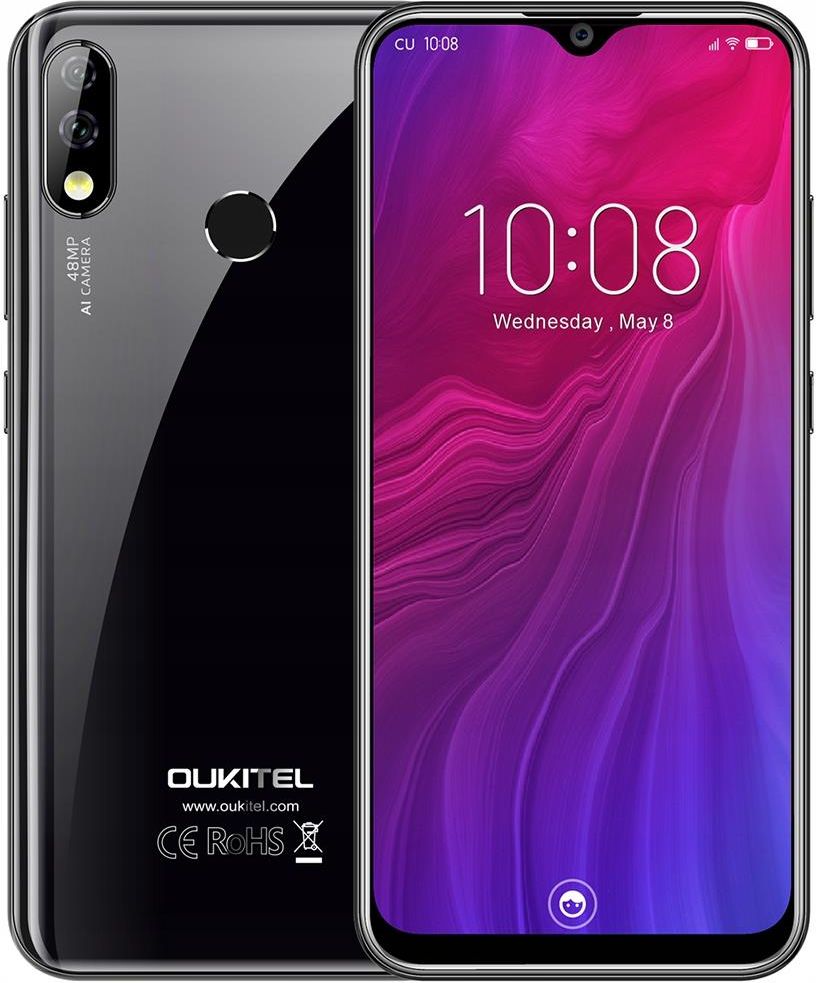 TienJueShi Blu Premium Retro Stand Portafoglio TPU Silicone Telefono Caso per Oukitel K15 Plus 6.52 inch in Pelle Case Copertina Custodia Protettiva Cover