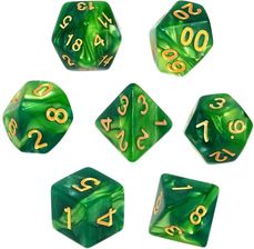 Zdjęcie Rebel Komplet kości RPG Dwukolorowe Miętowo-zielone - Płock