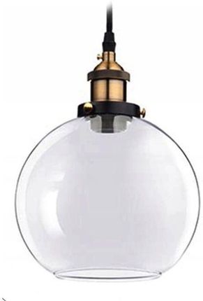 Toolight Lampa Szklana Loft Industrial Verto Przezroczysta (Osw00136)