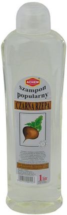 Achem Szampon Z Czarną Rzepą Do Włosów Normalnych I Przetłuszczających Się Popular Black Turnip Shampoo 1000 ml