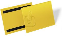 Zdjęcie Kieszeń magazyn. magnet. A5 poziom /50/ 1743-04 żółta - Frampol