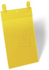 Zdjęcie Kieszeń magazynowa z paskami A4 pionowa /50/ 1750-04 żółta - Przecław