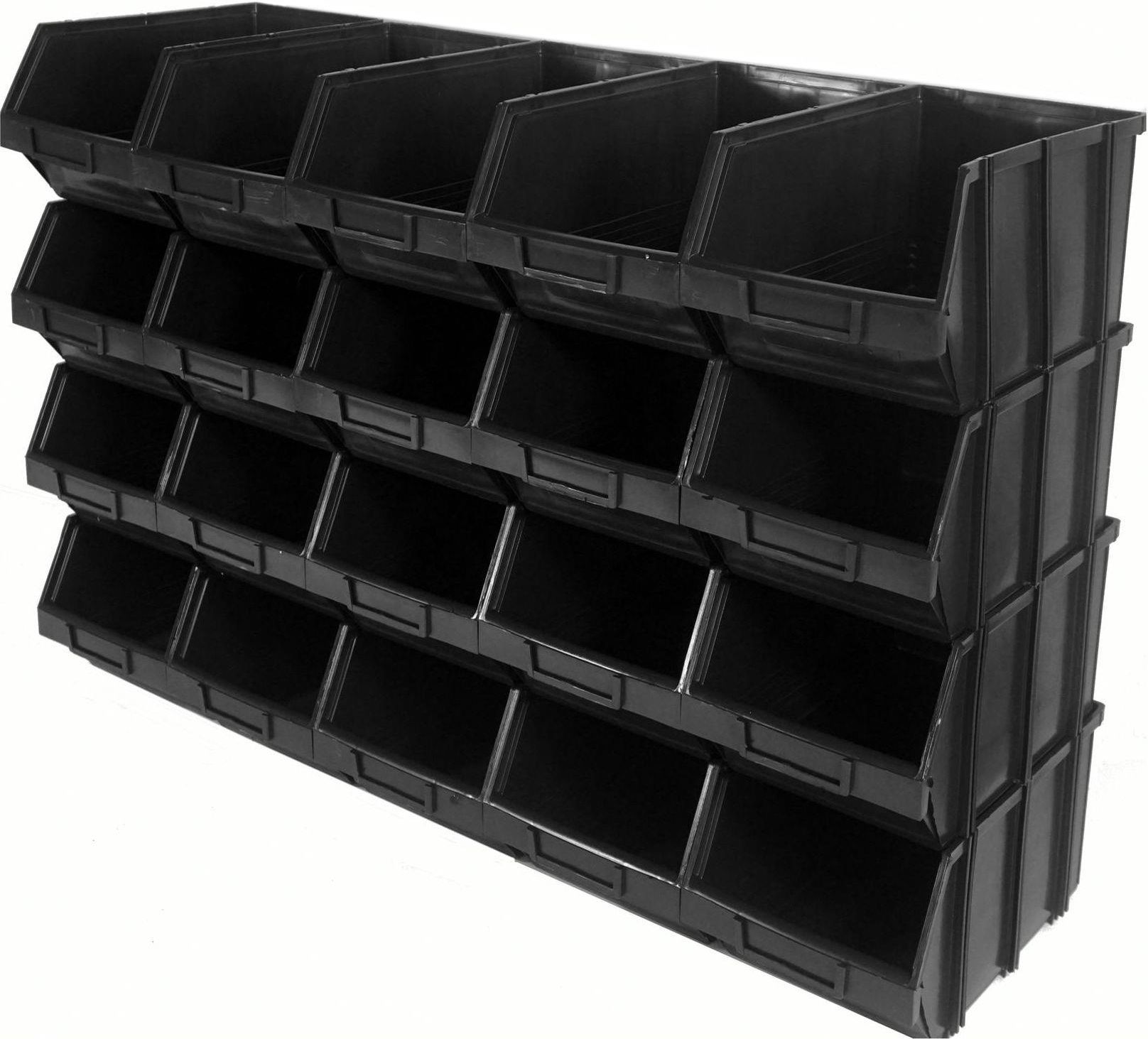 Regał magazynowy Pojemnik Modułbox 3.1 - 20sztuk Kuweta + etykiety ...