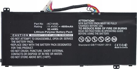 Bateria do Acer AC14A8L
