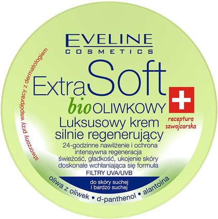 Eveline Extra Soft Bio Oliwkowy Krem Silnie Regenerujący Do Skóry Suchej I Bardzo Suchej 200 Ml
