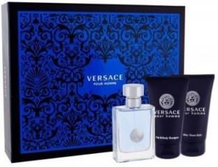 Versace Pour Homme woda toaletowa 50ml + żel pod prysznic 50ml + balsam po goleniu 50ml
