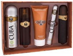 Cuba Gold Woda Toaletowa 100 ml + Woda Toaletowa 35 ml + Balsam Po Goleniu 100 ml + Żel Pod Prysznic 200 ml + Dezodorant 200 ml