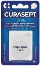 Zdjęcie Curaprox Curasept Floss Taśma Pokryta Teflonem 35 M Białe Opakowanie - Łazy